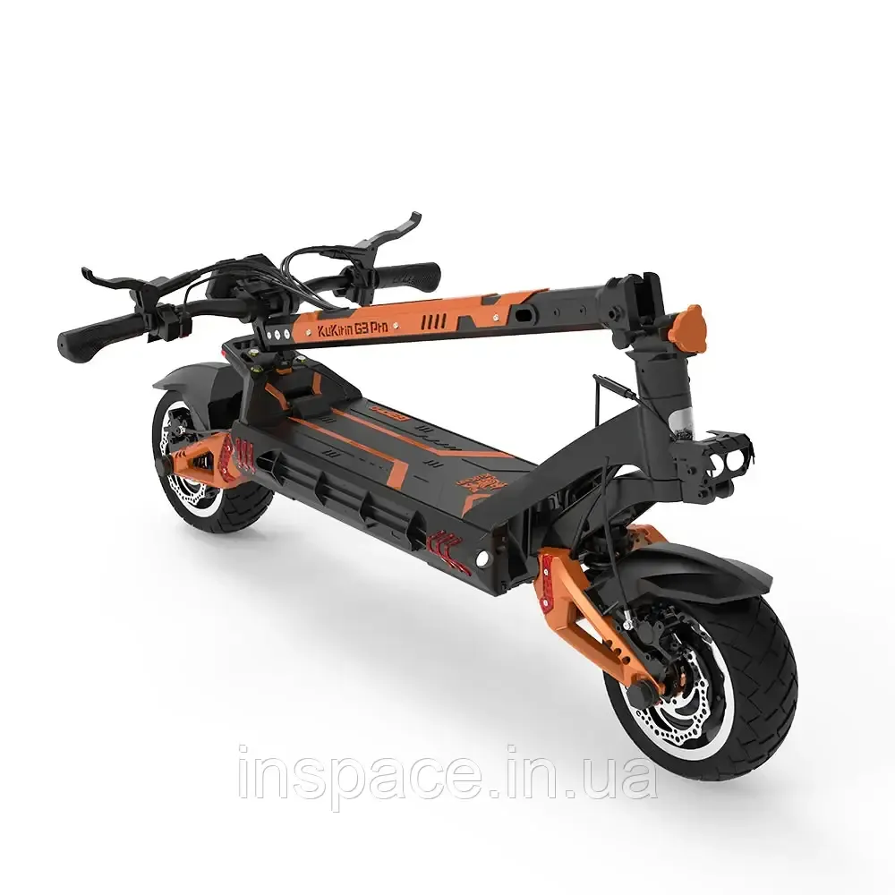 Електросамокат KuKirin G3 Pro 2026 2400W (2×1200W) 52V 23Ah, до 80 км/год, запас ходу 80 км, повний привід 2WD