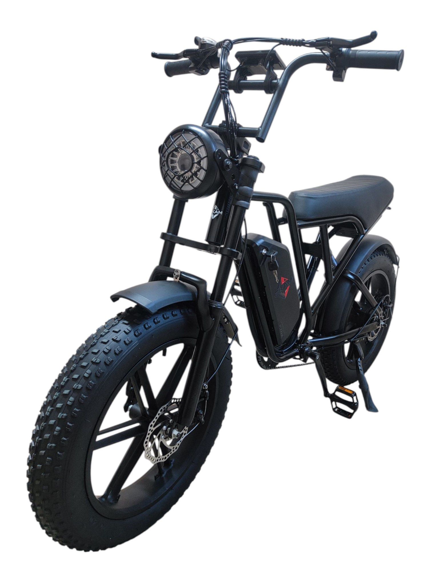 Електровелосипед фет байк E-Kam  20" 1000W 19Ah PAS Чорний 