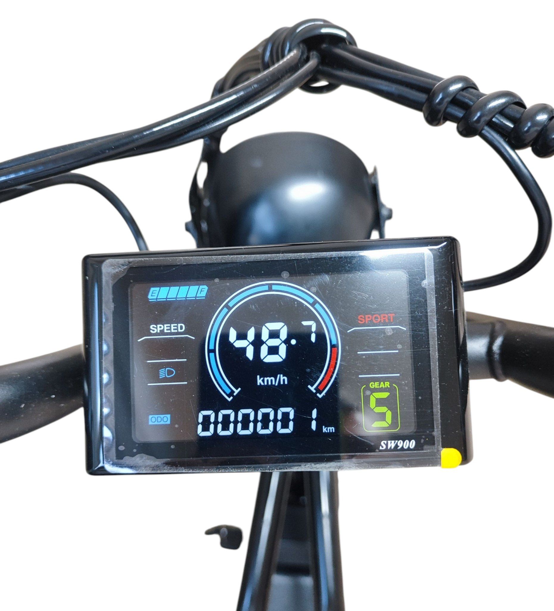 Електровелосипед фет байк E-Kam  20" 1000W 19Ah PAS Чорний 