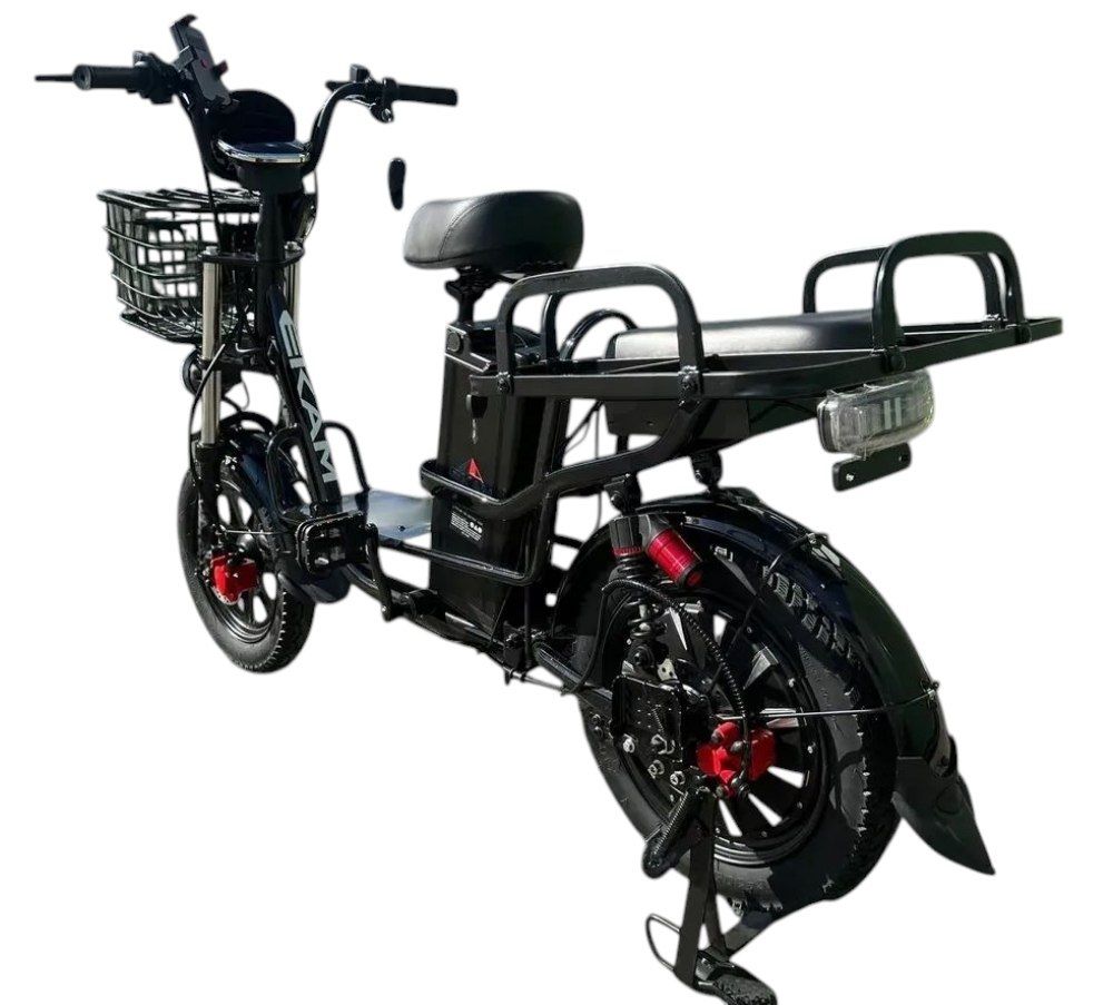 ЕЛЕКТРОВЕЛОСИПЕД E-KAM MONSTER 2000W 60V 30AH PAS ЧОРНИЙ  