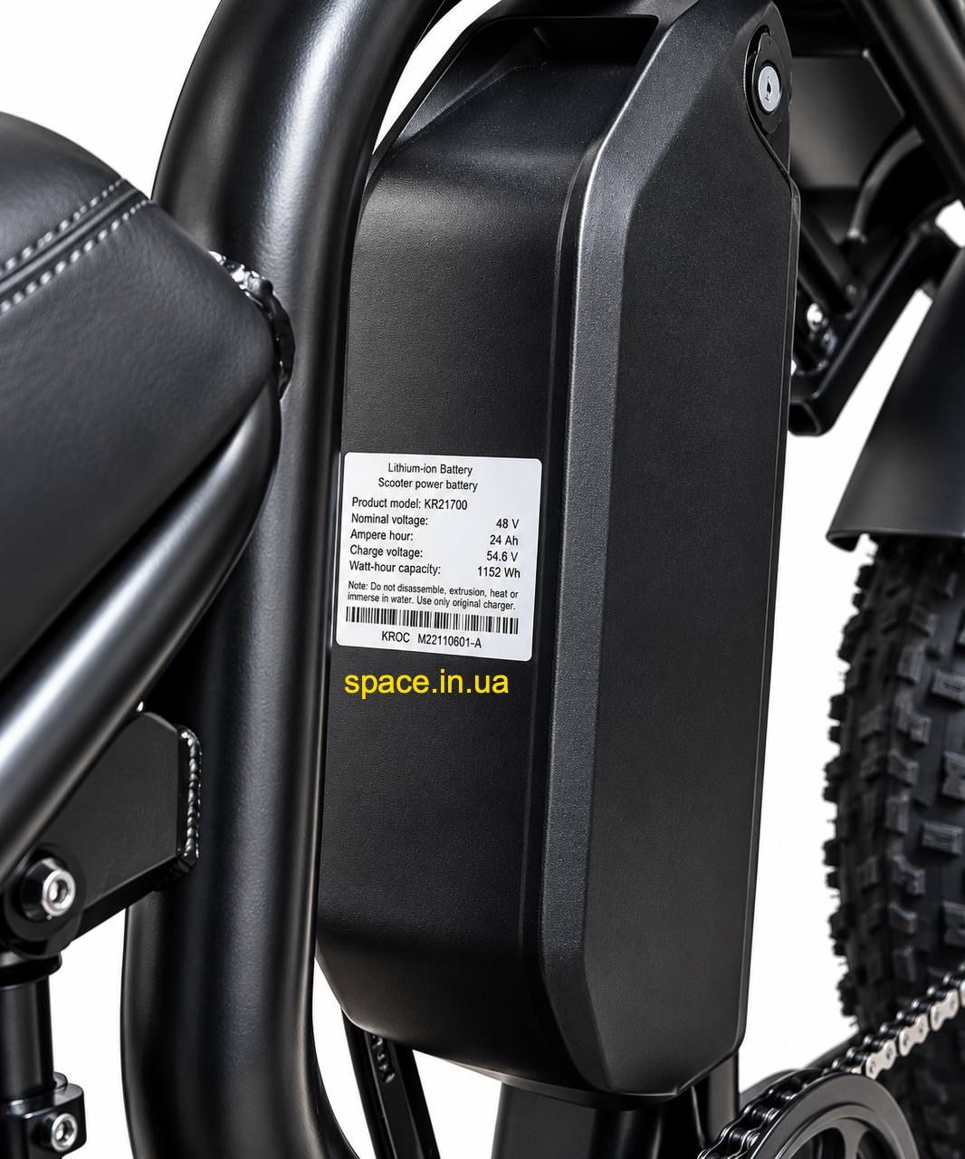 Електровелосипед фетбайк FateBike EliteLux EL49 Dual 2000W 48V 26Ah, повний привід 2WD, NFC, 20", чорний