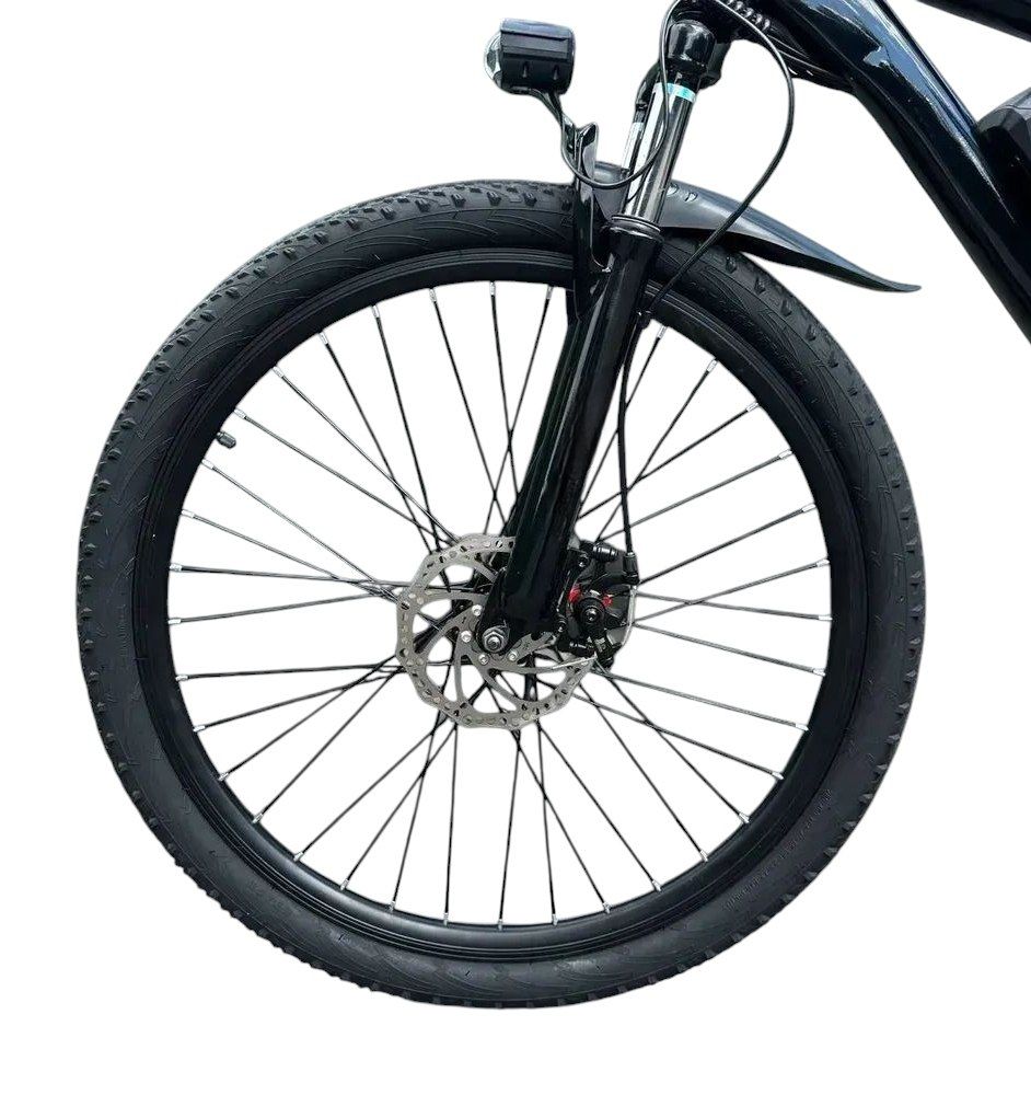 Електровелосипед КМ-Е11 чорний 1000w 48v 18ah