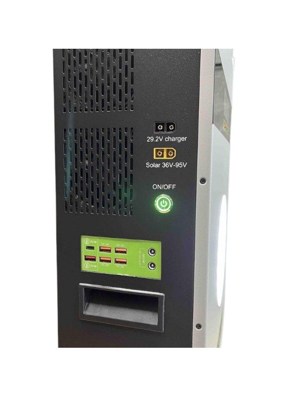 Настінна зарядна станція GDSUPER GD-3500W (LiFePO4, 2560Wh / 3500W) – Сонячний генератор / ДБЖ для будинку