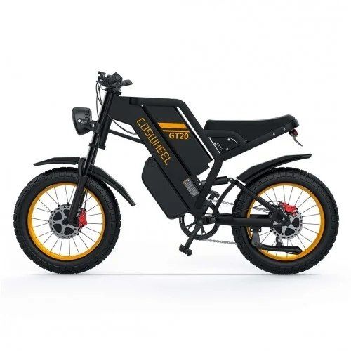 Електровелосипед COSWHEEL GT20 PRO (3000W, 40Ah, 60 км/год) — Двомоторний електрофетбайк