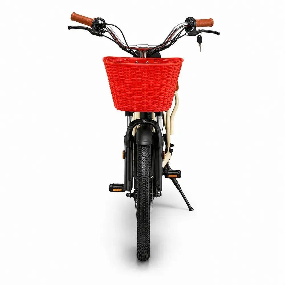 Електровелосипед IDemo PEGAS 650W, 48V 15Ah, 40 км/год, колір молочний