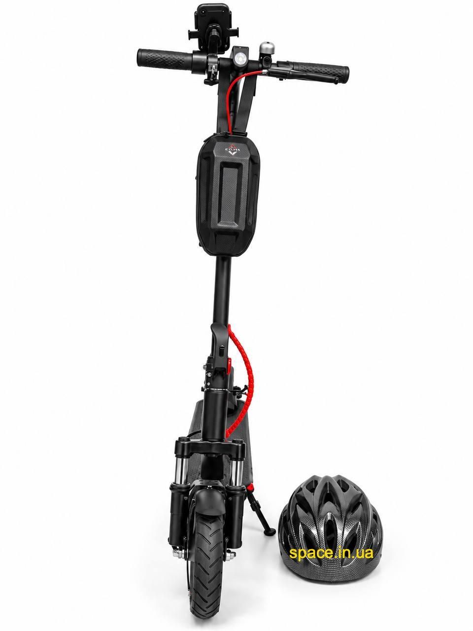Електросамокат E-KAM KM-365 500W 36V 10.4Ah, до 45 км/год, запас ходу до 40 км + шолом і сумка