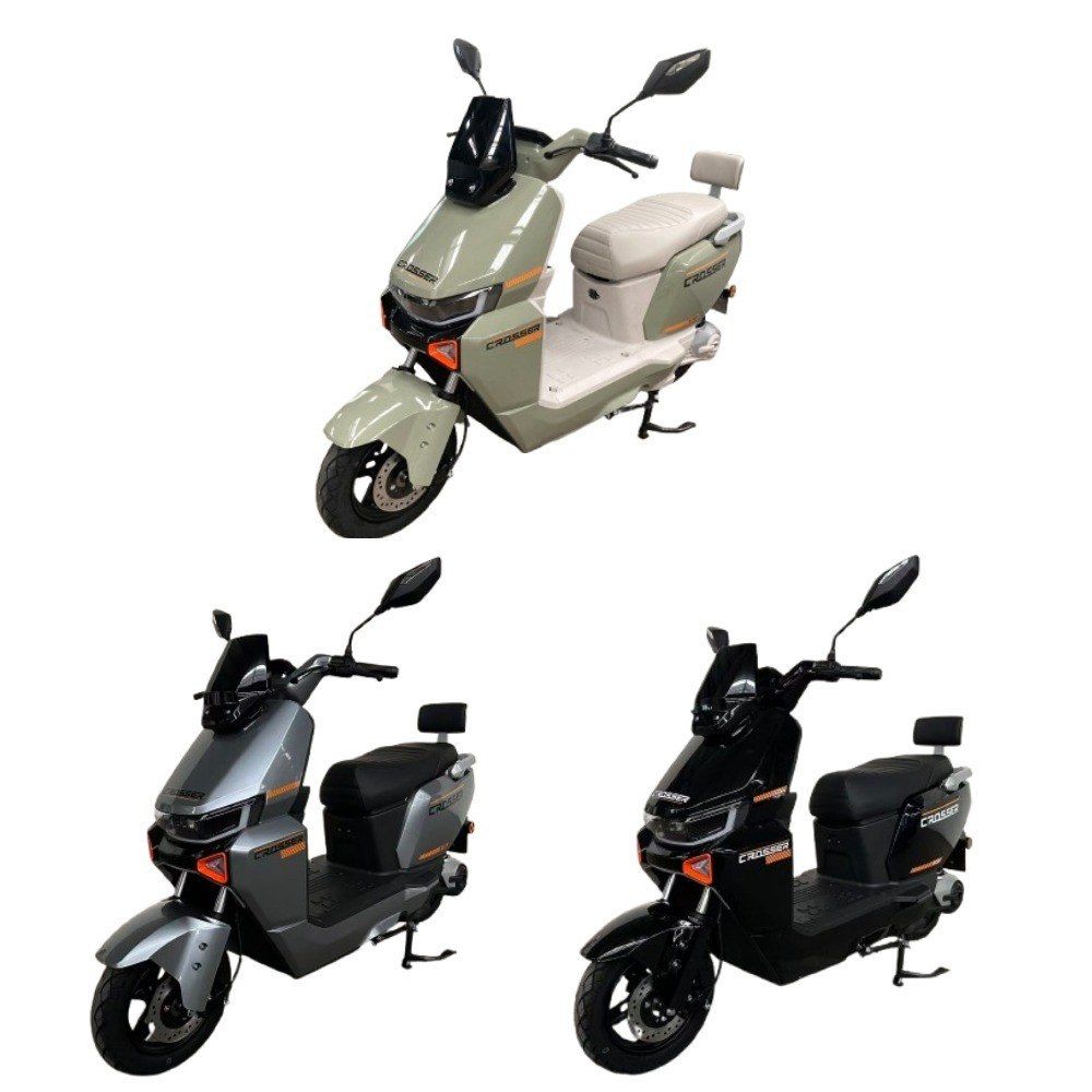 Електроскутер Crosser V-9 (1600W, 72V 24Ah) Чорний