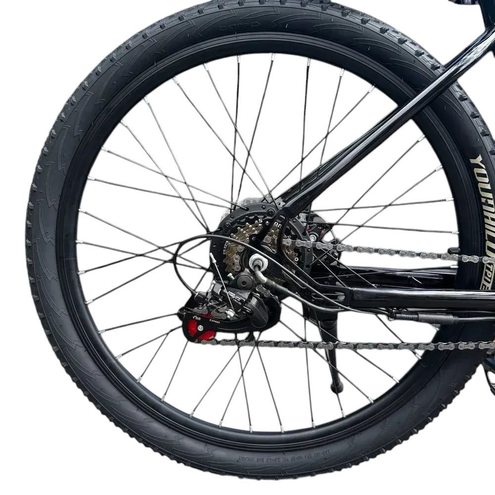 Електровелосипед КМ-Е11 чорний 1000w 48v 18ah