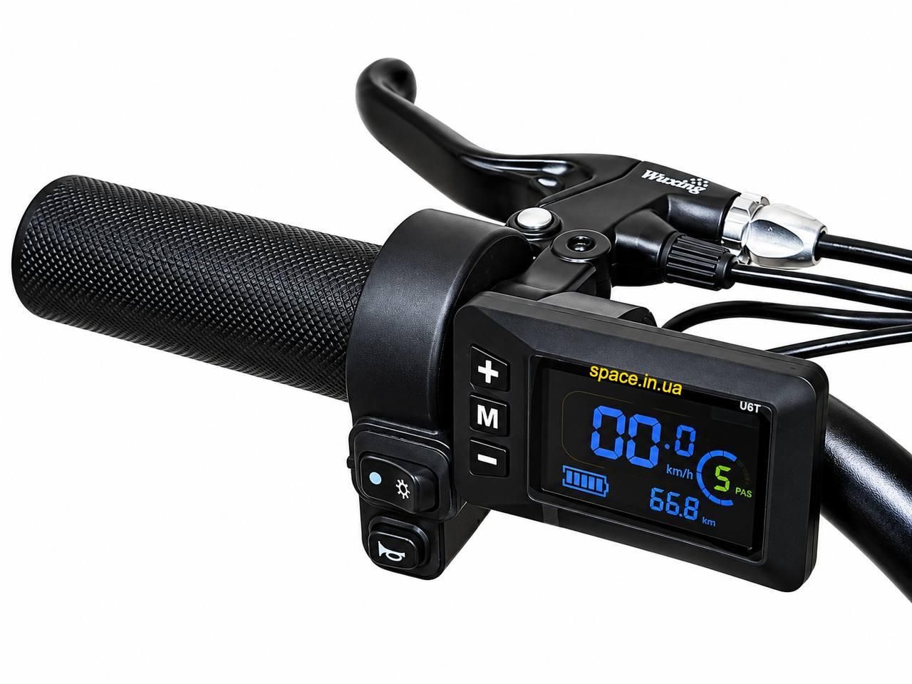 Електровелосипед Elite Lux 1000W 48V 19Ah, складний фетбайк 20×4.0, до 60 км/год, чорний