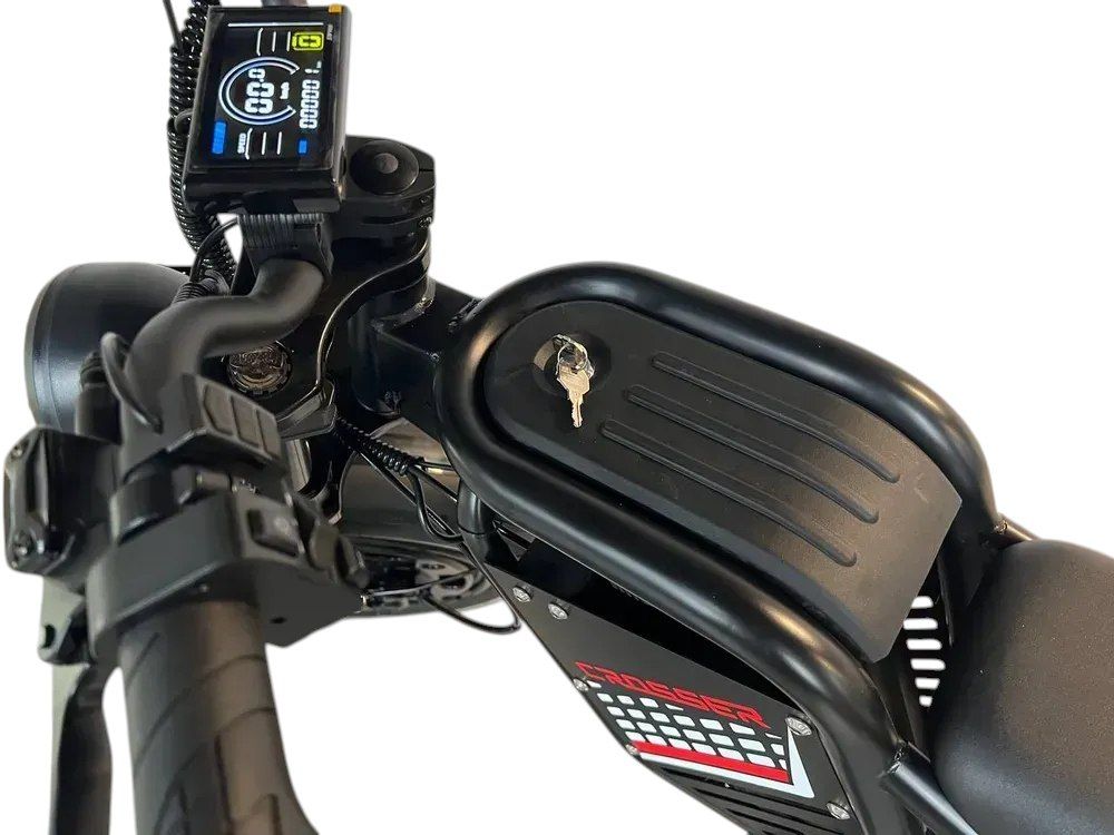 Електровелосипед Crosser E-CODE 2026: 1000Вт, 48В 20Аг, Гідравліка, Scrambler Style