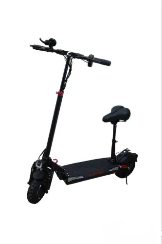 Електросамокат Crosser T4 TURBO-S Pneumatic з сидінням Чорний