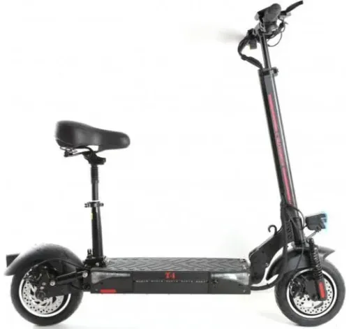 Електросамокат Crosser T4 Pneumatic з сидінням Чорний