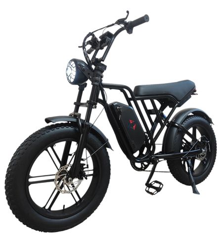 Електровелосипед фет байк E-Kam  20" 1000W 19Ah PAS Чорний 