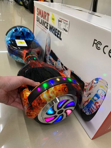 Гіроборд Smart Balancе Wheel 6.5 Вогонь і Лід з підсвіткою