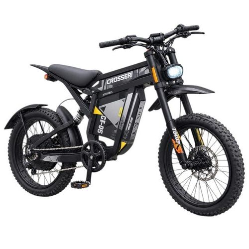 Електровелосипед Crosser GT-05 (Coswheel R6000) 2500W 48V 30Ah 60 км/год, потужний електробайк Кроссер