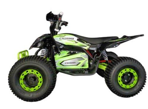 Електроквадроцикл підлітковий CROSSER RACE 1500W 60V (Зелений) | Карданний вал + MP3