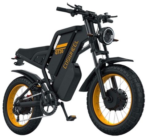Електровелосипед COSWHEEL GT20 PRO (3000W, 40Ah, 60 км/год) — Двомоторний електрофетбайк