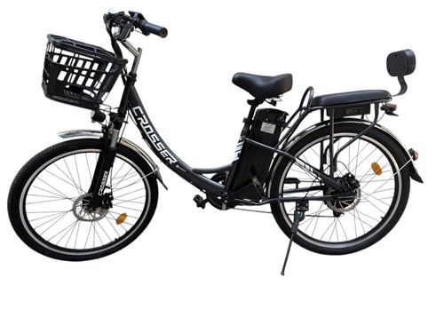 Електровелосипед Crosser E-LIT 26" 500W 48V 20Ah (Модель 2026) | Потужний міський електровелосипед з кошиком
