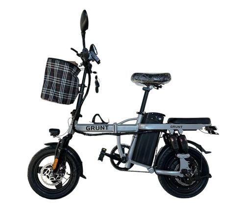 Електровелосипед IDemo GRUNT (500W, 48V 20Ah LiFePO4, 14") — Графітовий