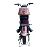 Електроскутер E-SCOOTER 350 ВТ (48 В 14,5 АЧ) Рожева Бронза з кошиком