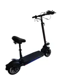 Електросамокат Crosser T4 PRO Pneumatic Black з сидінням