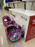 Гіроборд Smart Balancе Wheel 6.5 Фіолетовий космос з підсвіткою