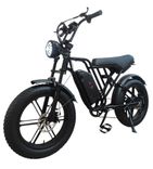 Електровелосипед фет байк E-Kam  20" 1000W 19Ah PAS Чорний 