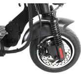 Електросамокат Crosser T4 Pneumatic з сидінням Чорний