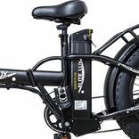 Електровелосипед Elite Lux 1000W 48V 19Ah, складний фетбайк 20×4.0, до 60 км/год, чорний