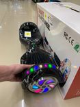 Гіроборд Smart Balancе Wheel 6.5 Блискавка біла з підсвіткою