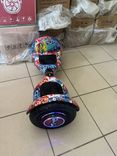 Гіроборд Smart Balancе Wheel 10  Графіті Оранжевий з підсвіткою