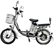 Електровелосипед Minako PRO 60V 19Ah (600w) + PASS-система Сріблястий