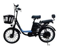 Електровелосипед Minako PRO 48V 19Ah (800w) двомісний з кошиком + PASS-система Чорний