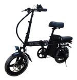 Електровелосипед BOLTTEC 48V 19Ah (800w) складний двомісний + PASS-система Чорний