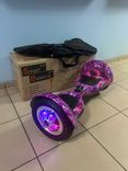 Гіроборд Smart Balancе Wheel 10 Фіолетовий космос з підсвіткою