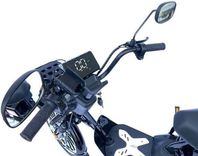 Електровелосипед Crosser Gamma 48V 12Ah (450w) двомісний з кошиком + PASS-система Чорний