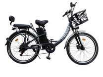 Електровелосипед Crosser E-LIT 26" 500W 48V 20Ah (Модель 2026) | Потужний міський електровелосипед з кошиком