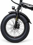 Електровелосипед Elite Lux 1000W 48V 19Ah, складний фетбайк 20×4.0, до 60 км/год, чорний