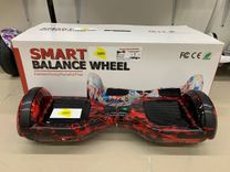 Гіроборд Smart Balancе Wheel 6.5 Полум'я з підсвіткою