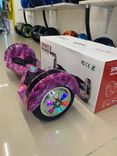 Гіроборд Smart Balancе Wheel 8 Фіолетовий космос з підсвіткою