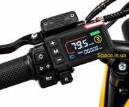 Електровелосипед E-KAM P3 Pro 1500W 52V 26Ah, електробайк 14/12 дюймів, жовтий