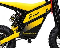 Електровелосипед E-KAM P3 Pro 1500W 52V 26Ah, електробайк 14/12 дюймів, жовтий