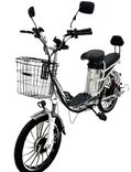 Електровелосипед Minako PRO 60V 19Ah (600w) + PASS-система Сріблястий