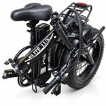 Електровелосипед Elite Lux 1000W 48V 19Ah, складний фетбайк 20×4.0, до 60 км/год, чорний